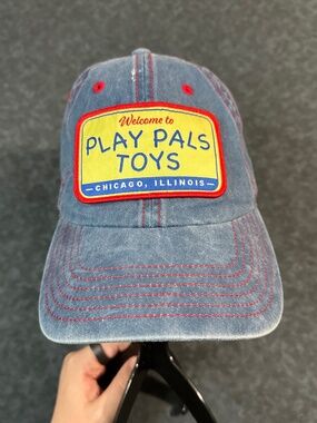 Chucky Child's Play 'Welcome to Play Pals Toys' Denim Patch Baseball Hat Cap